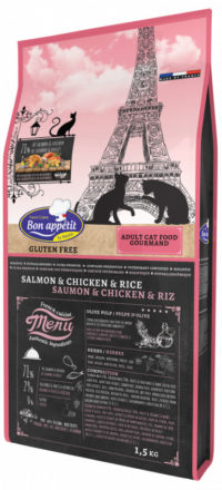 Croquettes pour chat Bon Appetit Gourmand Saumon Poulet Riz Croquettes pour chat Bon Appetit Gourmand Saumon Poulet Riz