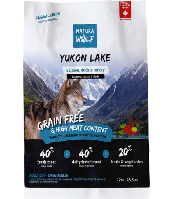 Natura Wild Yukon Lake : Croquettes pour chien adulte et chien âgé